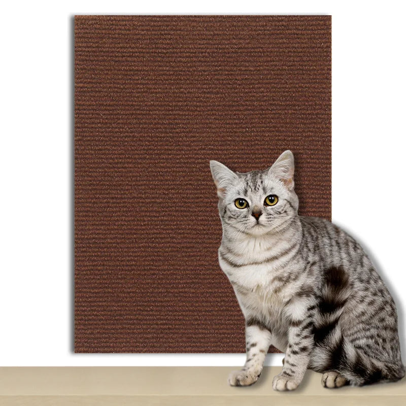 7 Colors Cat Scratcher Sofa Protector – Trimmable Self-Adhesive Carpet Scratch Pad for Cats, DIY Scratch Mat