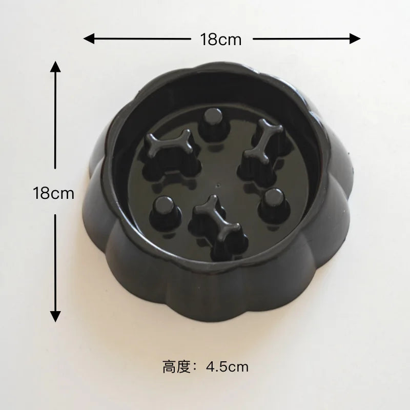 Colorful Slow Feeder Bowl for Cats & Dogs – Anti-Choking Puzzle Food Bowl for Anxiety Relief & Healthy Eating