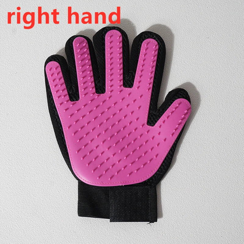Pet Grooming Glove – Deshedding & Bath Brush Glove for Cats and Dogs