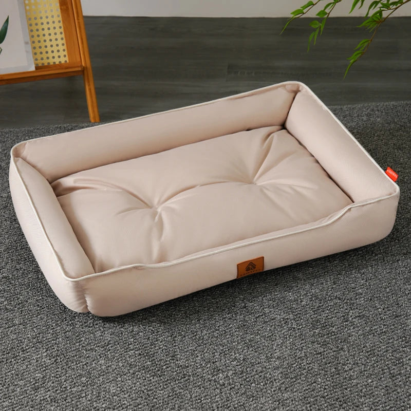 Waterproof Dog Bed – All-Season Oxford Fabric Pet Bed with Thickened PP Cotton Filling