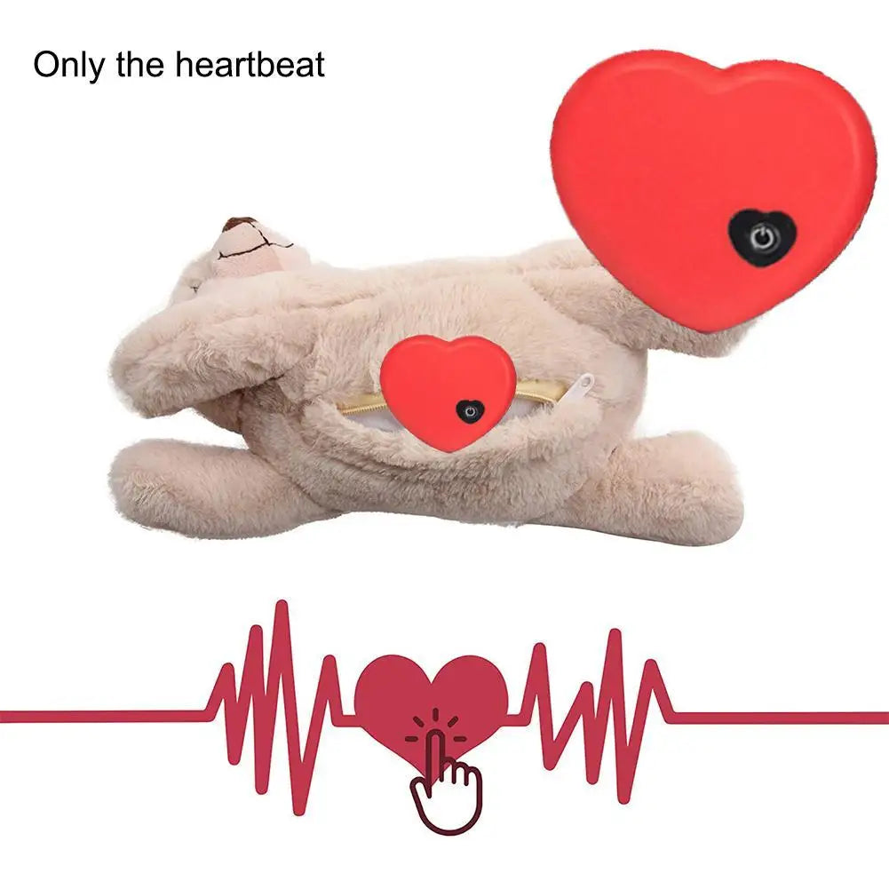 🐾 Puppy Behavioral Training Electric Plush Toy – Heartbeat Comfort Aid 💓🐶