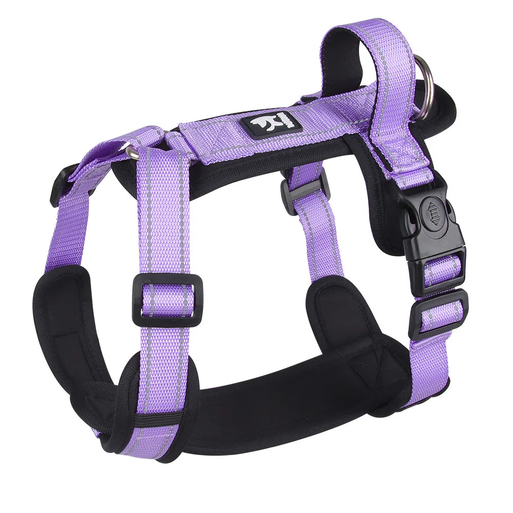 🐶 Reflective Dog Harness with Handle – Adjustable Vest for Easy Control