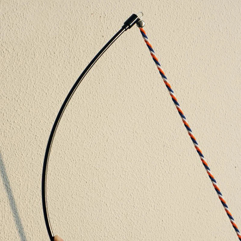 🐾 Cat Toy Interactive Teasing Rod – Rope Chase & Chew Wand for Kittens