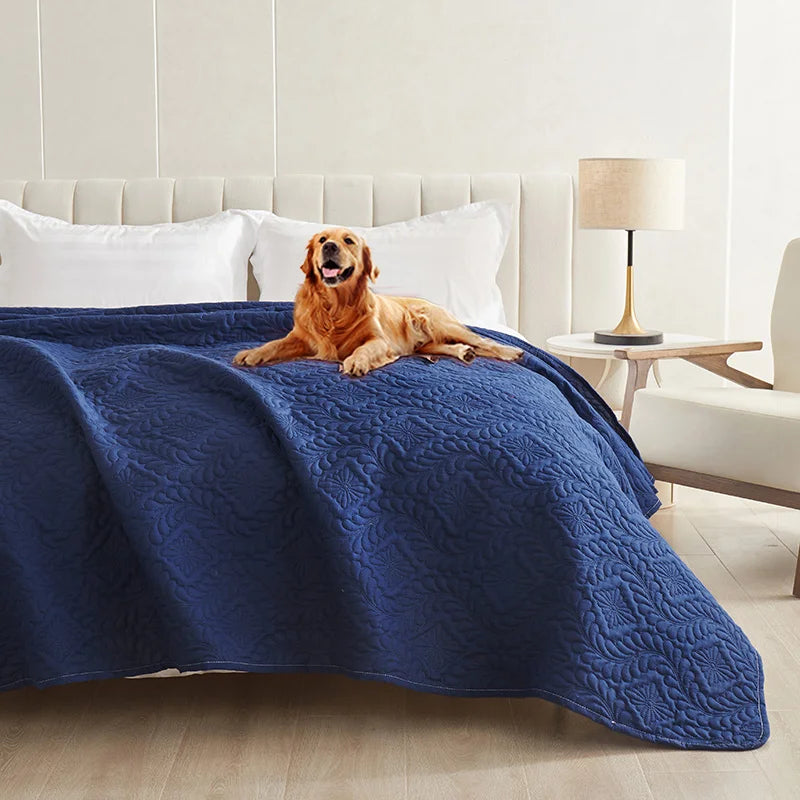 Anti-Leaking & Non-Slip Dog Bed Cover:
