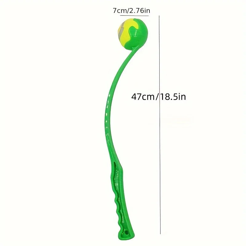 Pet Tennis Ball Launcher – Outdoor Dog Training & Play Thrower