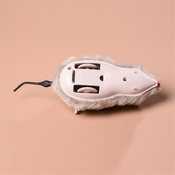 Lifelike Plush Running Mouse Toy for Cats & Dogs – Random Color, Fun Gift