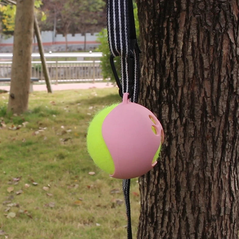 Tennis Ball Holder with Hook – Hands-Free Dog Leash Attachment 🎾🐾