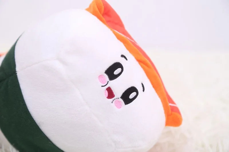 🍣 Sushi Cat Toys – Fluffy Sushi Roll Pillow for Kittens & Cats 🐾💤