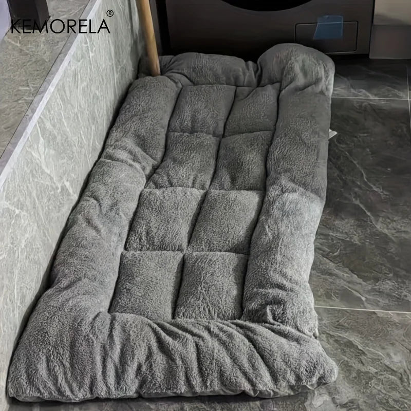 KEMORELA Extra Large Plush Dog Bed – Super Soft Thick Crate Mat for Small, Medium & Large Dogs