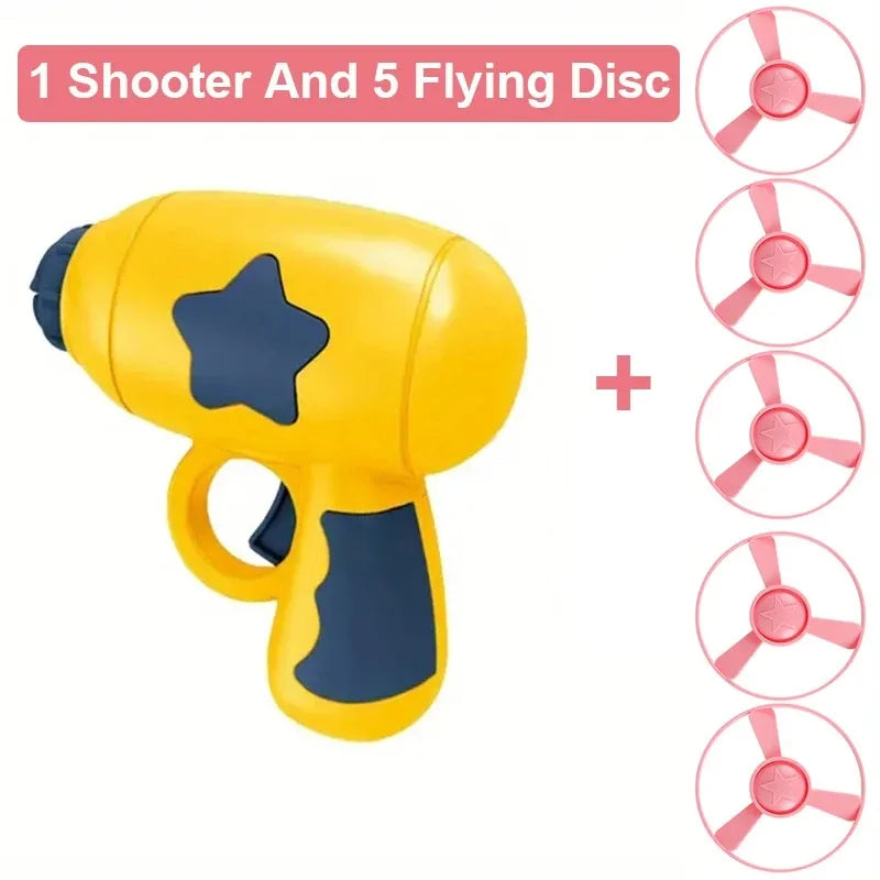 Interactive Mini Flying Disc Shooter Cat Toy – Pet Training & Chasing Game
