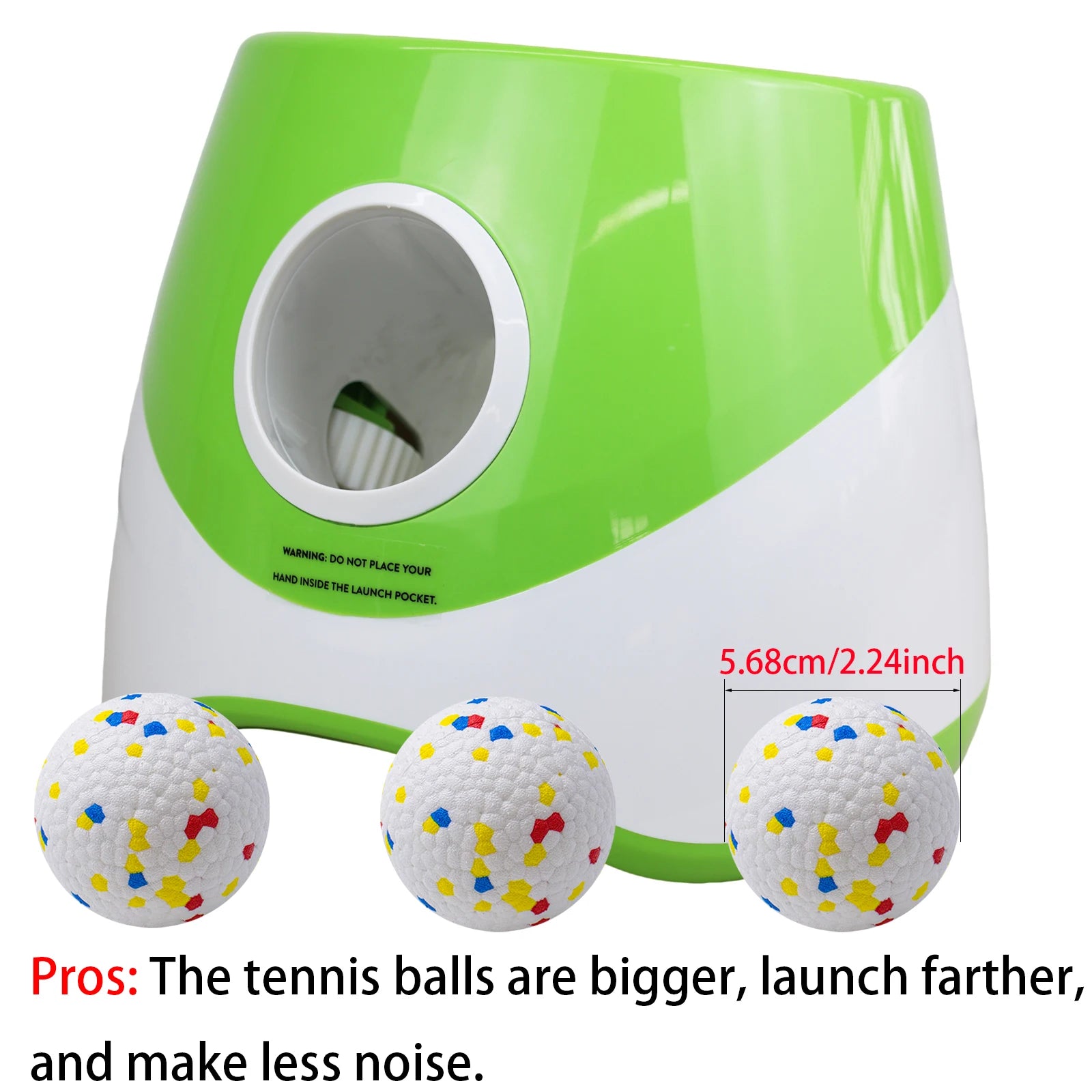 🎾 Dog Ball Thrower Launcher – Interactive Tennis Ball Launcher for Indoor & Outdoor Play