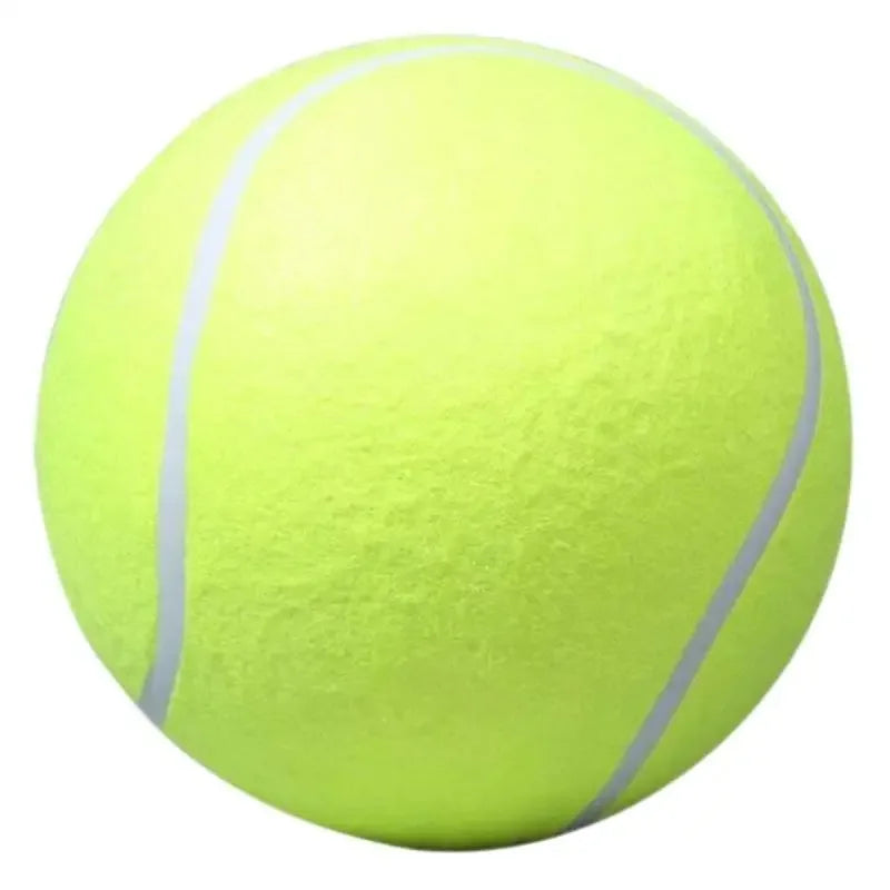 Giant Inflatable Tennis Ball for Dogs – 7"/9.5" Training Toy with Air Pump