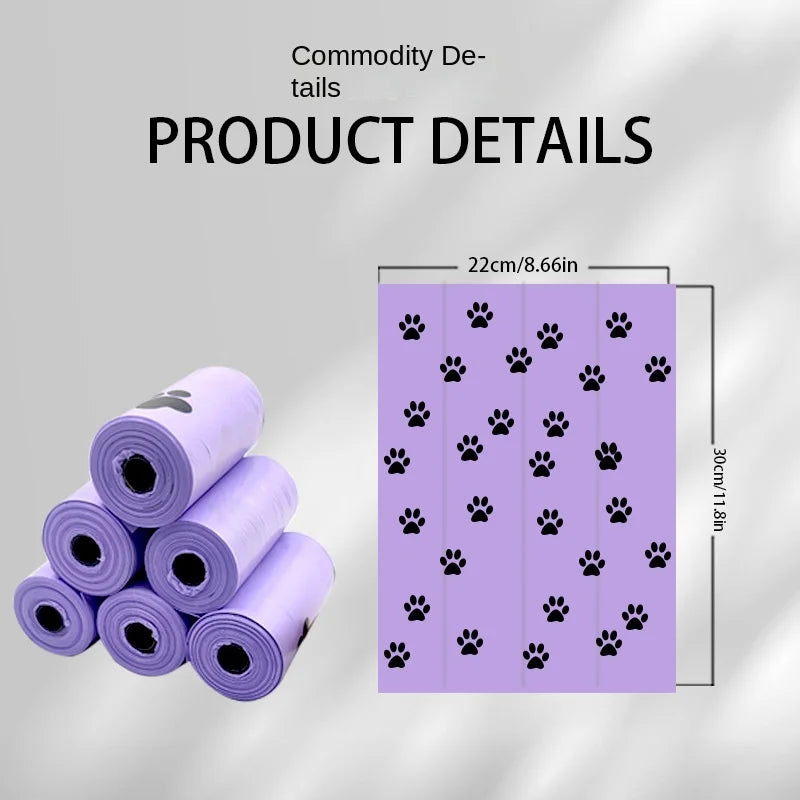 Biodegradable Dog Poop bags with Dispenser