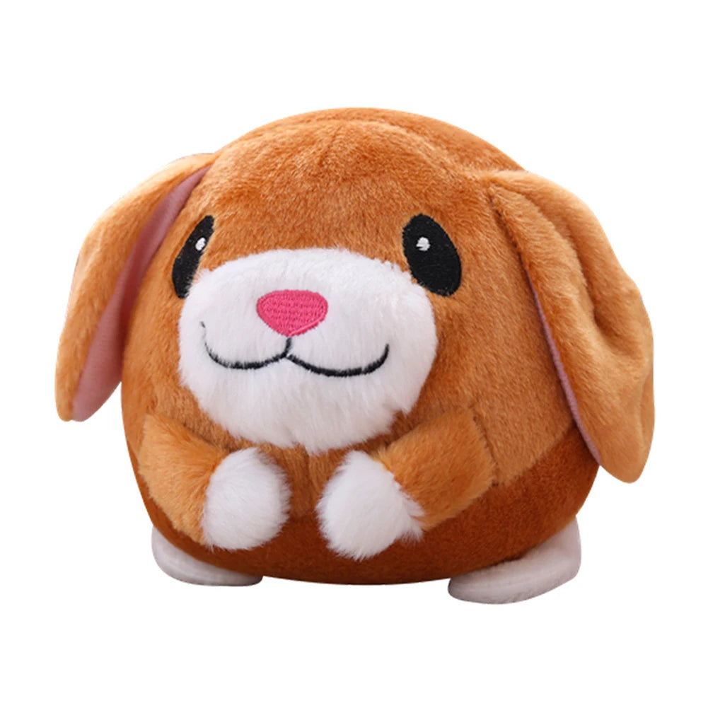 Electronic Bouncing Music Dog Ball – Plush Interactive Chew Toy 🎶🐾