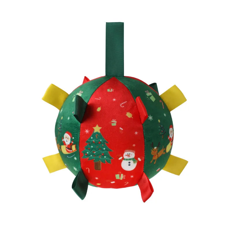 ⚽ Dog Toy Ball with Bell Sound – Interactive Pet Play & Training Ball 🎁🐾
