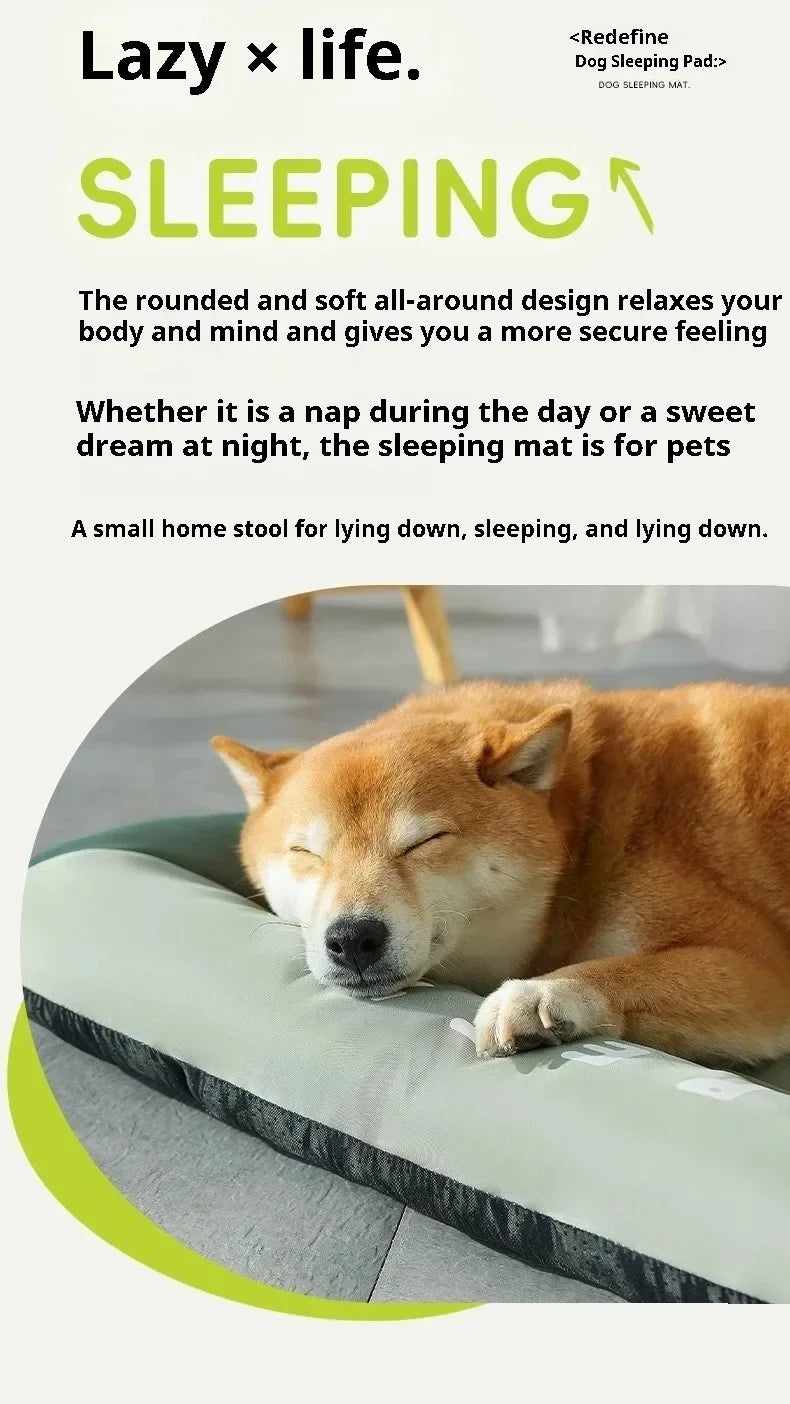 Summer Cooling Pet Bed – Breathable Blanket Cushion for Small & Medium Dogs and Cats