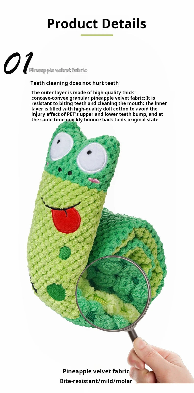 Dog Puzzle Feeder Toy – Foldable Snail Design with Squeaker