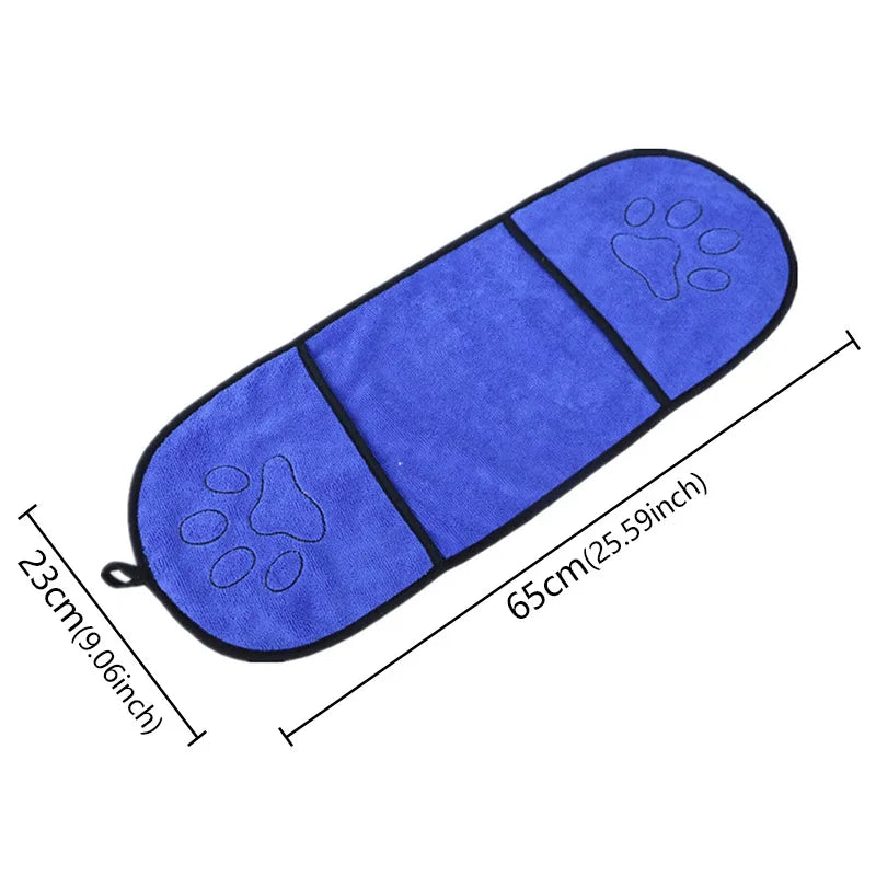 Pet Bath Towel for Cats & Dogs | Quick-Drying Absorbent Microfiber Gloves & Washcloth