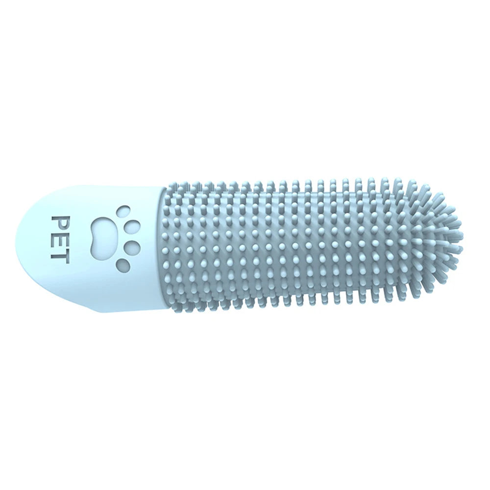 Pet Silicone Finger Toothbrush – Tartar & Plaque Remover for Cats & Dogs