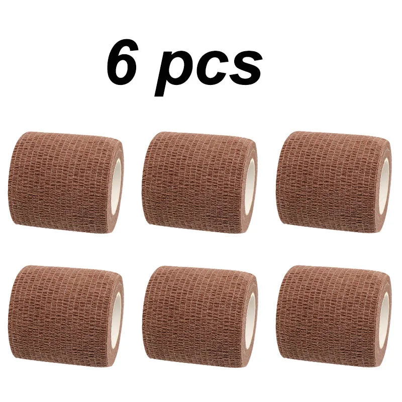 6pcs Disposable Pet Foot Covers – Self-Adhesive Dirty Feet Protection for Cats & Dogs, Elastic Outing Bandage Boots