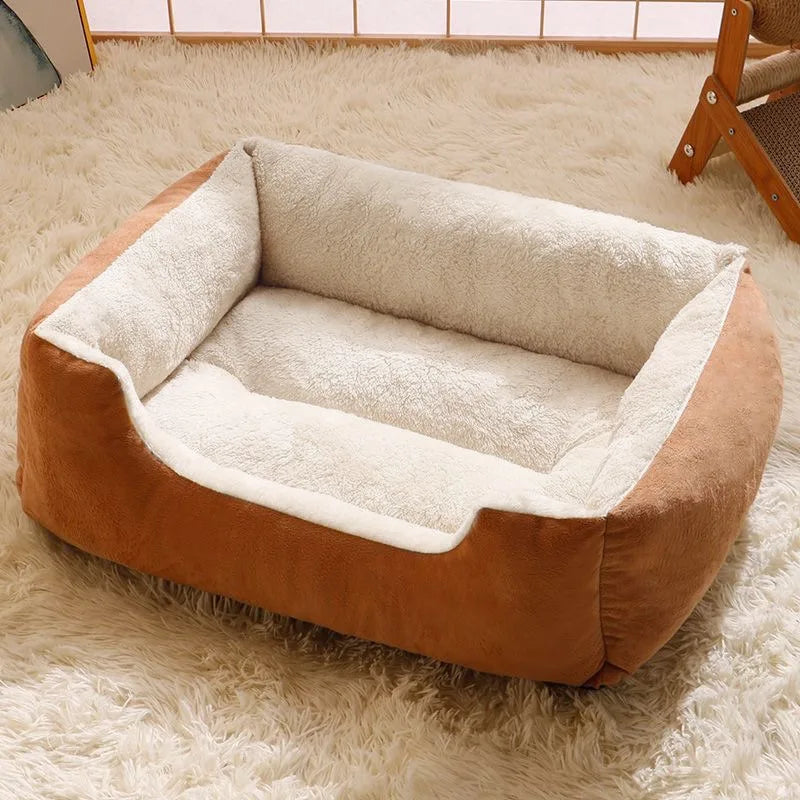 Cozy Cat & Dog Bed – Soft Pet Cushion House for Cats & Small Dogs, Basket-Style Pet Habitat