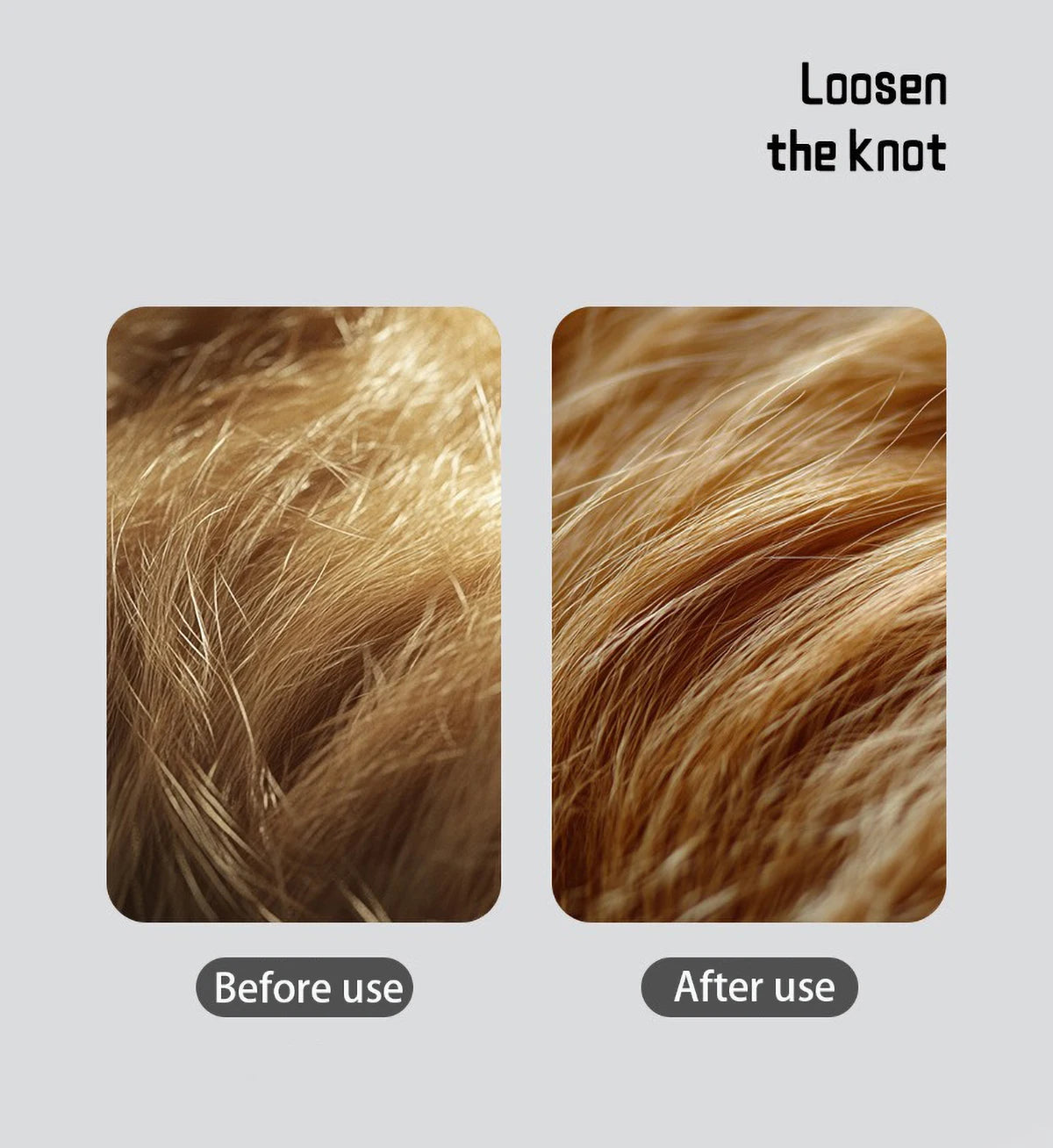 🐾 Stainless Steel Pet Comb with Rounded Knife Head – Gentle Grooming Tool for Dogs & Cats