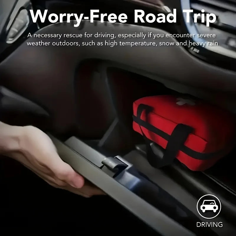 Multi-Purpose First Aid Kit – Portable Emergency Medical Kit for Hiking, Hunting, Camping & Travel (Small/Large Sizes)