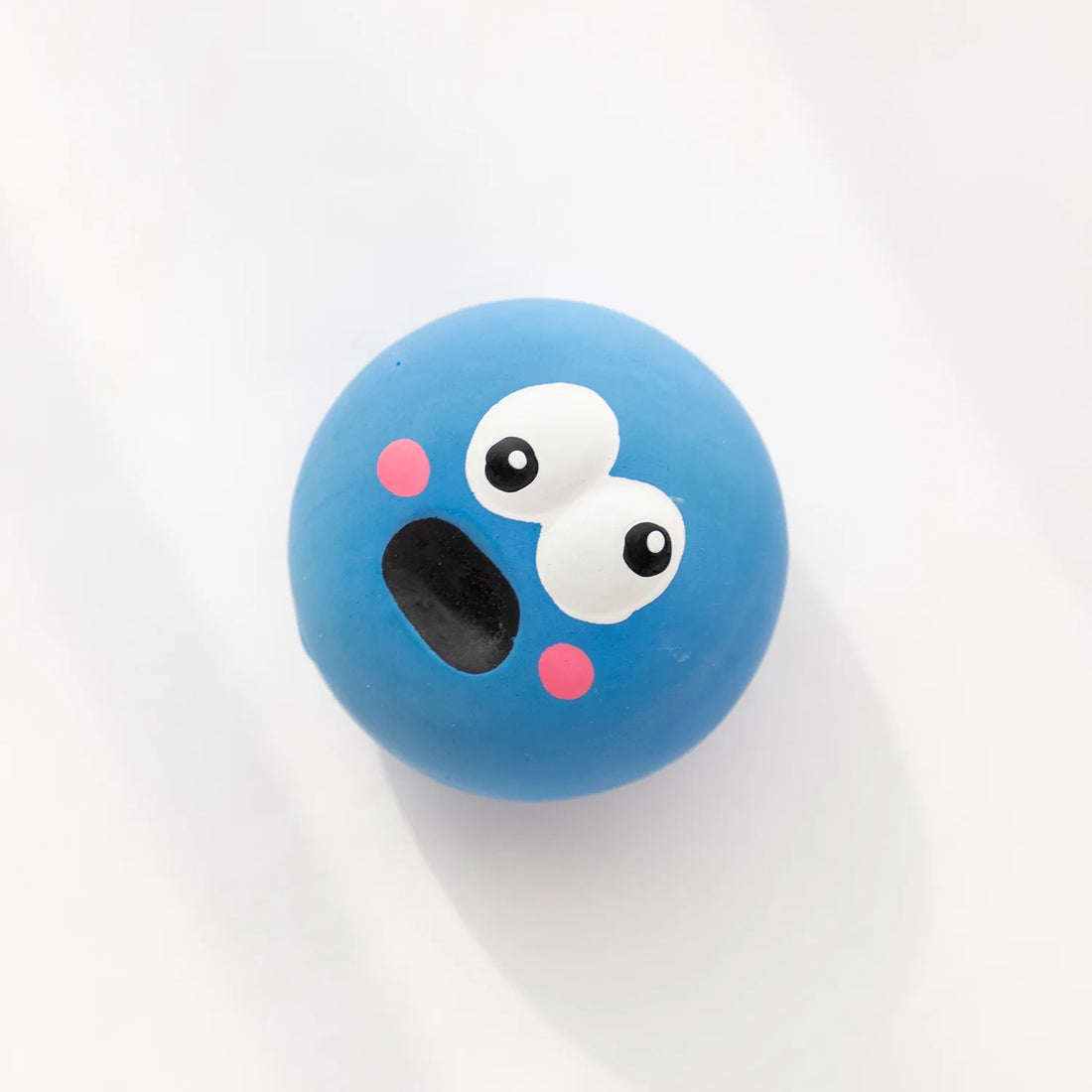 Squeaky Eyeball Dog Toy – Durable Latex Chew Ball | Interactive Training Sound Toy for Pets