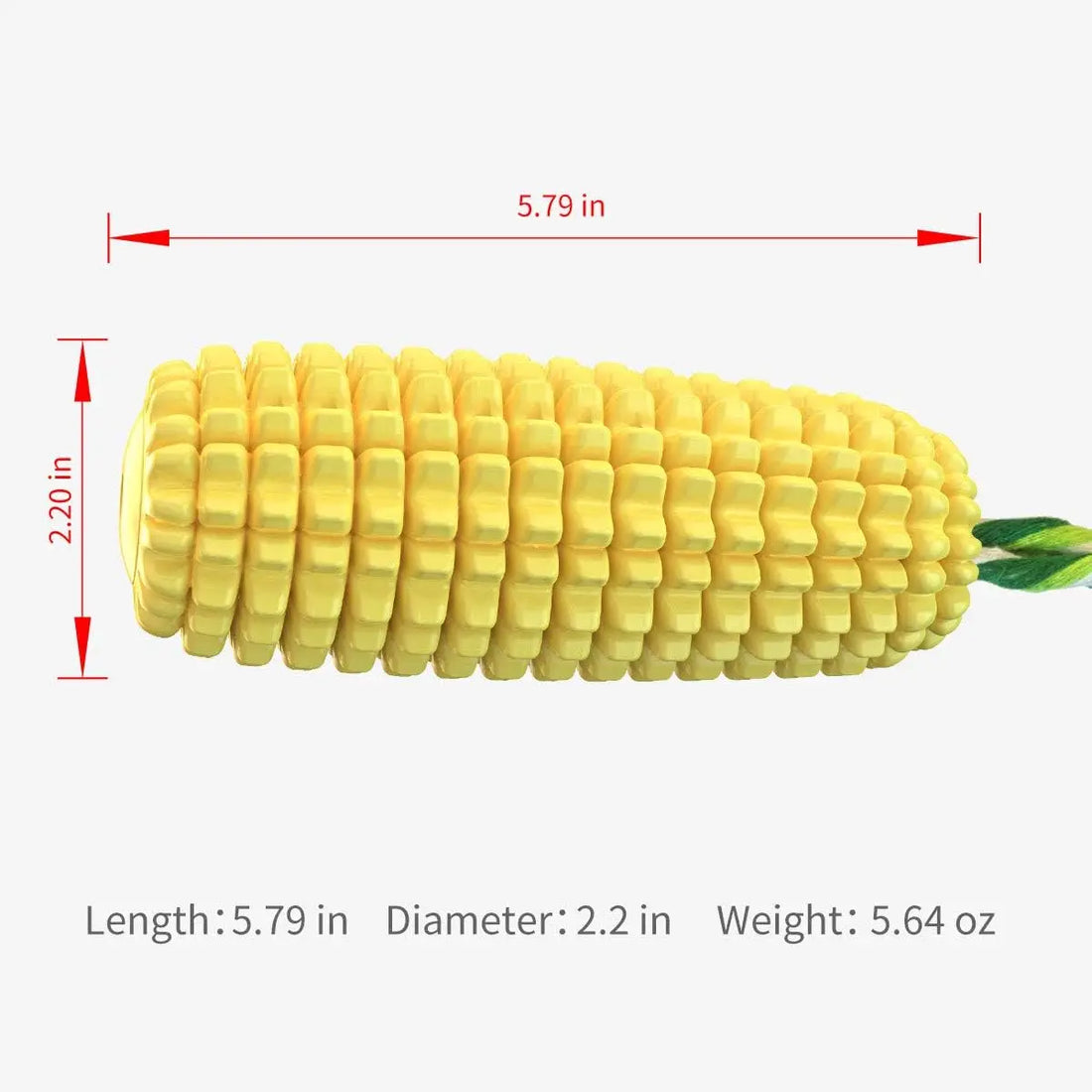 Corn Dog Chew Toys – Toothbrush Style for Aggressive Chewers, Teeth Cleaning & Interactive Play (Medium/Large Breeds)