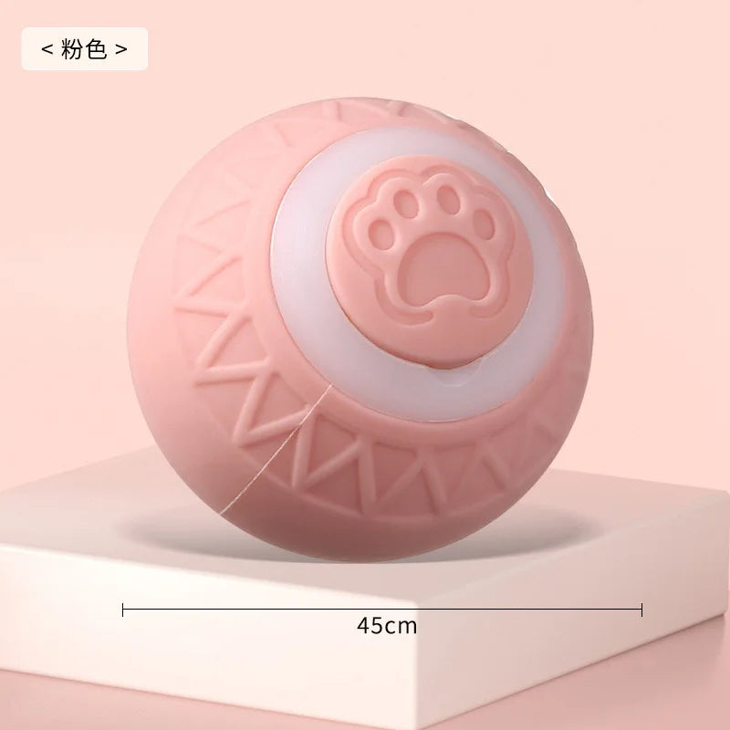 Smart Rolling Cat Ball – Rechargeable Interactive Motion Toy for Indoor Cats