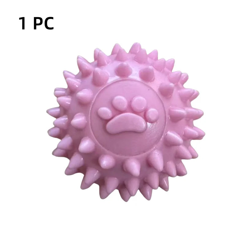 Rubber Chew Ball – Interactive Tooth Cleaning Toy for Dogs & Cats