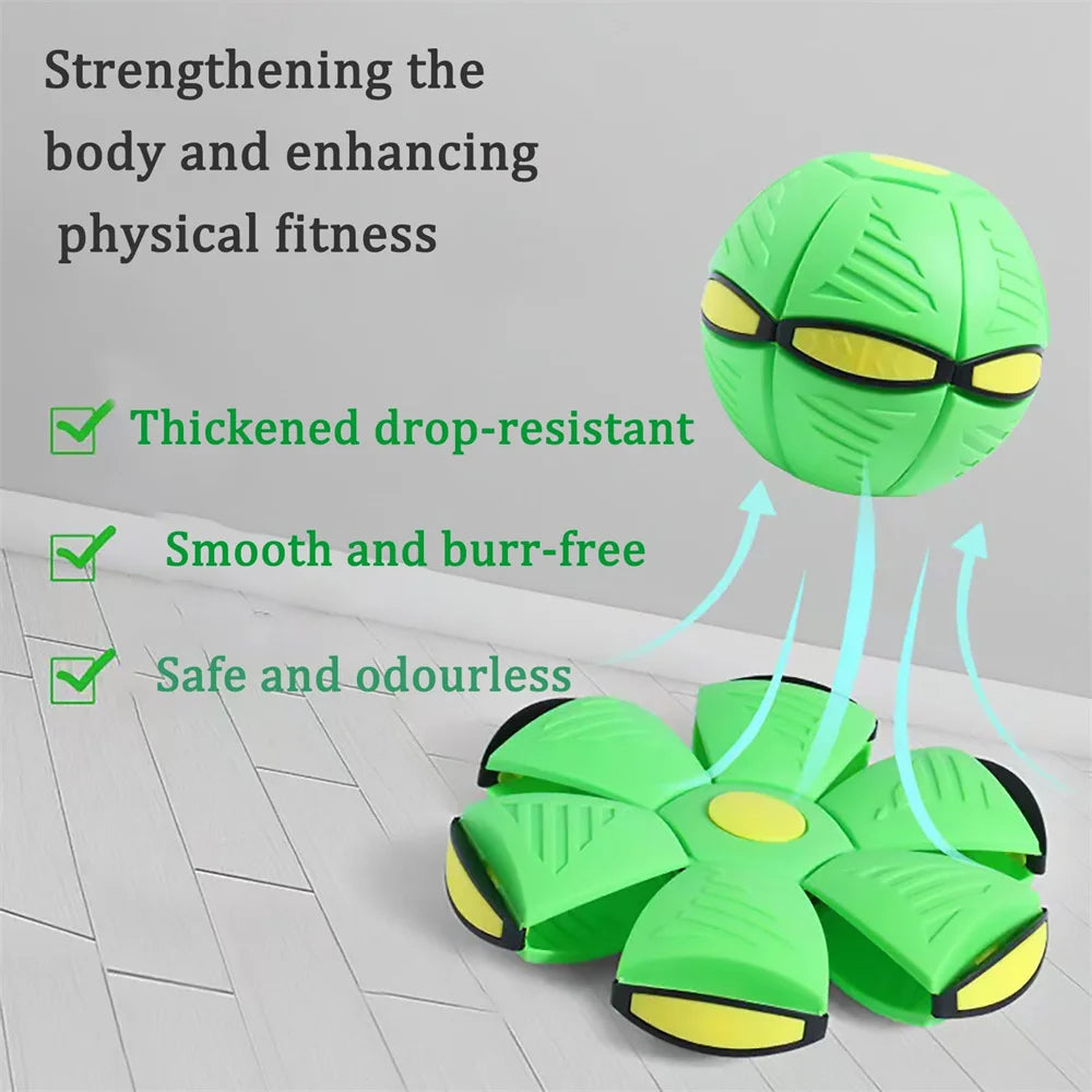 Indestructible Flying Saucer Dog Toy – Chew-Proof Interactive Toy for Aggressive Chewers, Outdoor Training Ball for All Dogs