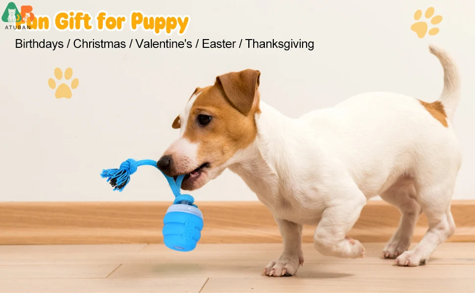 ATUBAN Smart Dog Ball – Rechargeable Automatic Interactive Toy ⚡🐾