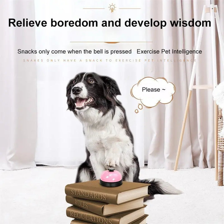 1pc Small Bell Footprint Dog Training Toy – Interactive Puppy Chew Toy for Teddy & Small Dogs