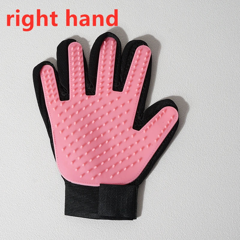 Pet Grooming Glove – Deshedding & Bath Brush Glove for Cats and Dogs