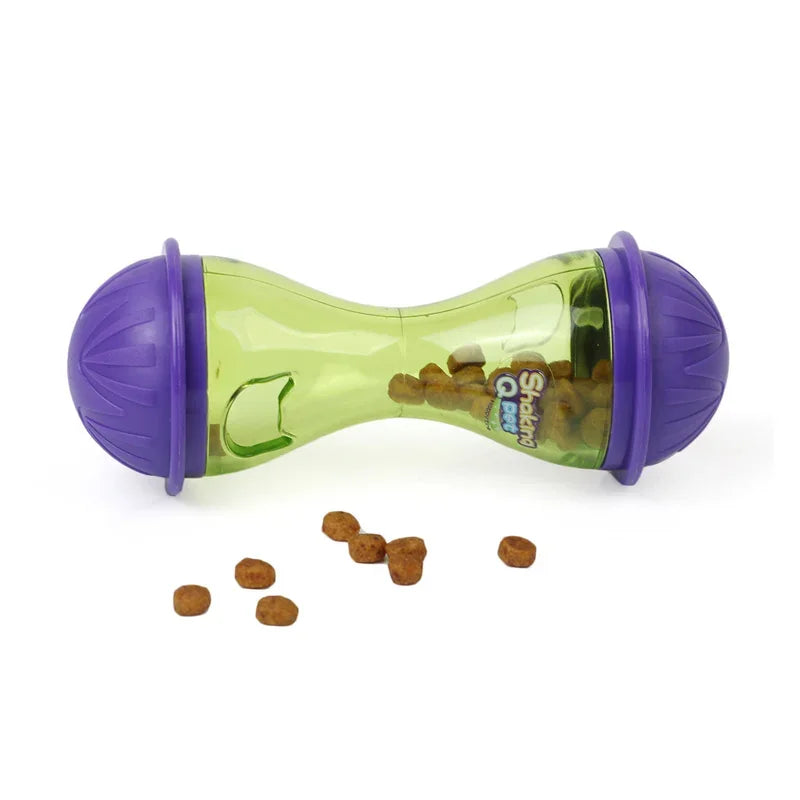 🐭 Interactive Mouse-Shaped Cat Treat Ball – Food Dispensing Tumbler Feeder