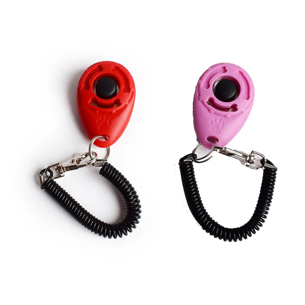 2-Pack Dog Training Clicker with Wrist Strap – Lightweight, Durable, Easy-to-Use Pet Clicker for Dogs, Cats, Birds & Horses