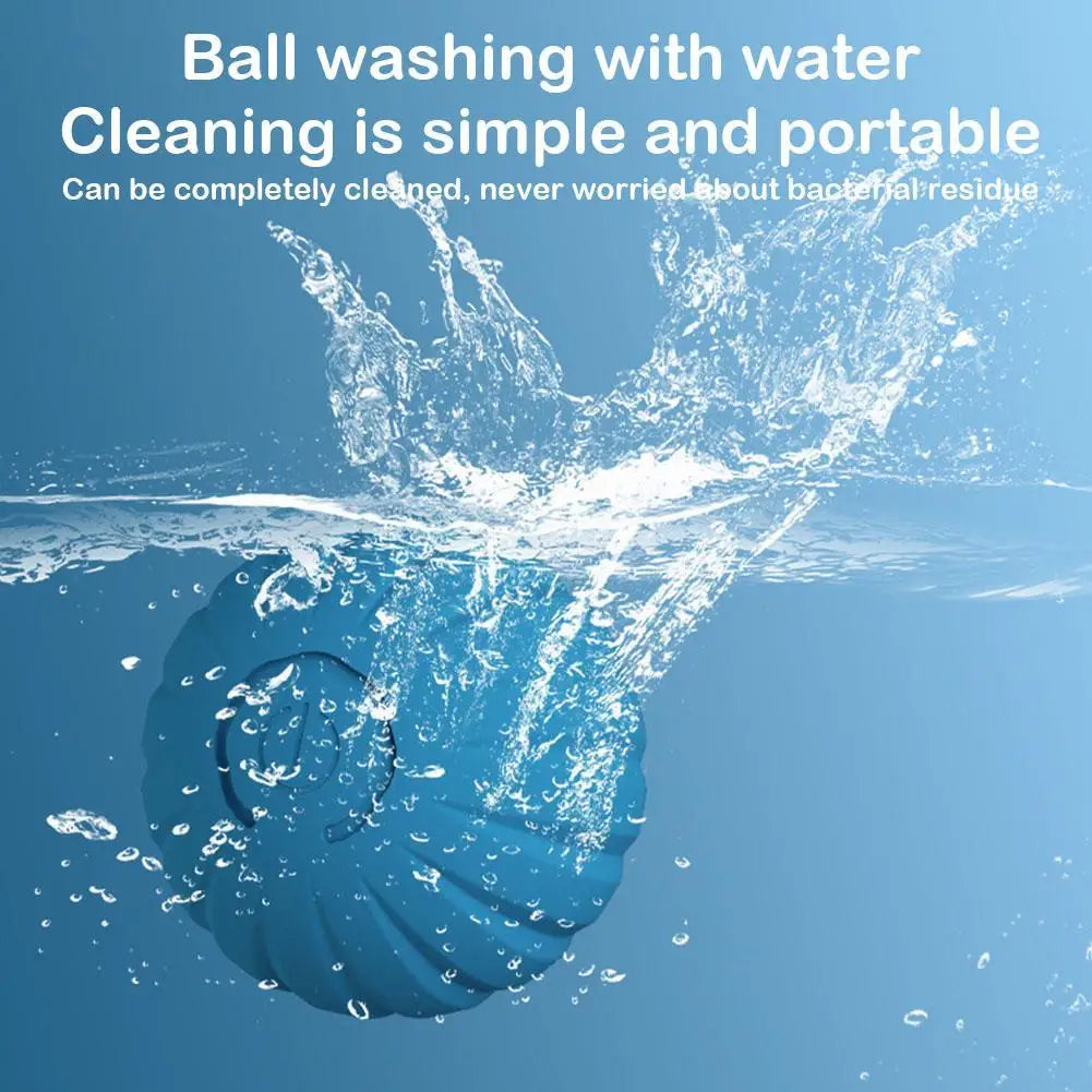 ⚽ Automatic Smart Moving Dog Toy Ball – Interactive Jumping Chew Toy (USB Rechargeable) 🐾💨