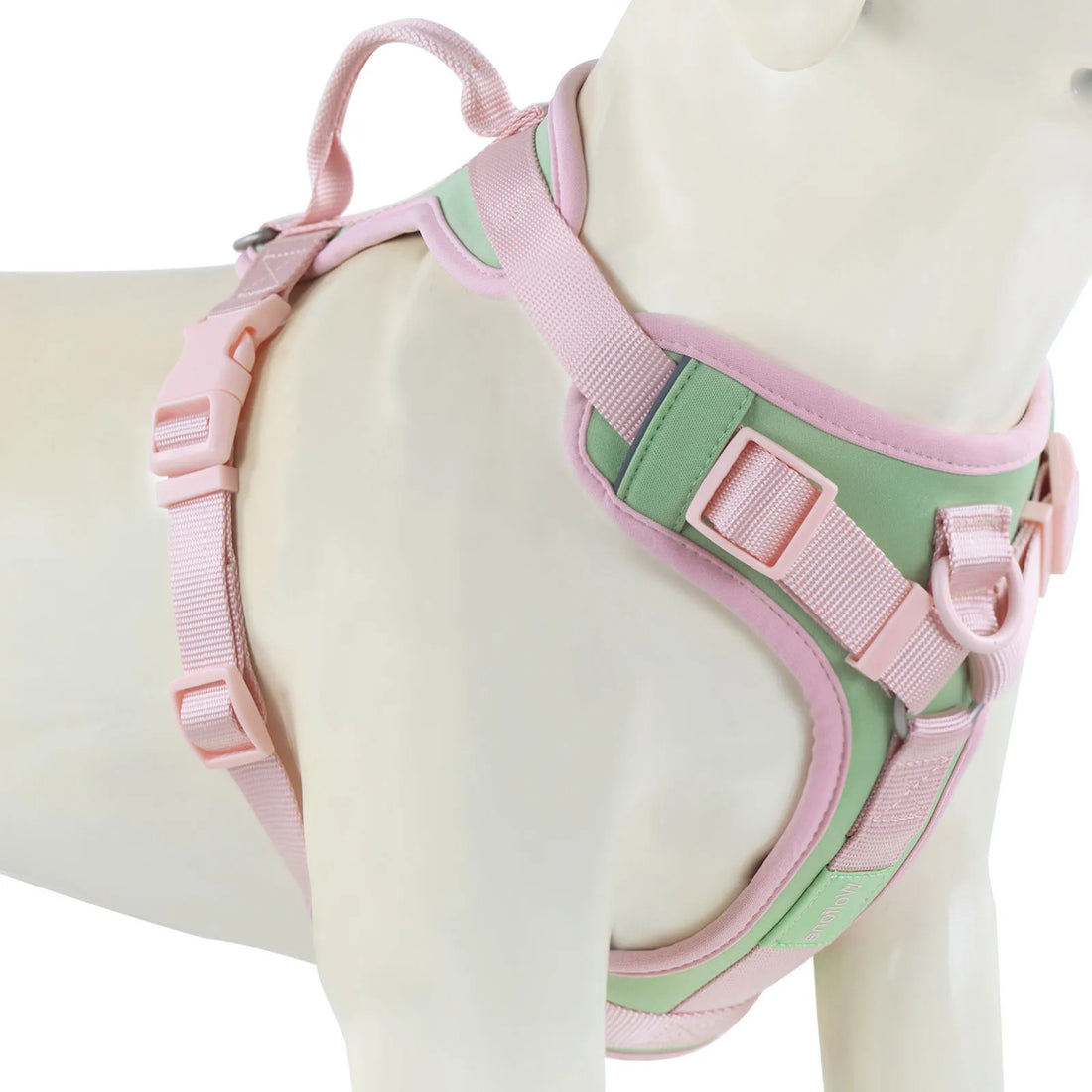 Splicing Color Dog Harness – No-Pull, Adjustable & Personalized