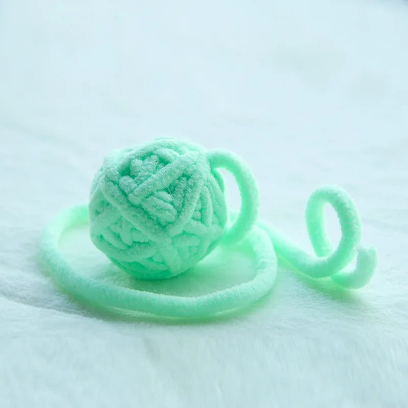 MADDEN Cat Yarn Balls – Colorful Bell Toys for Kittens & Interactive Play