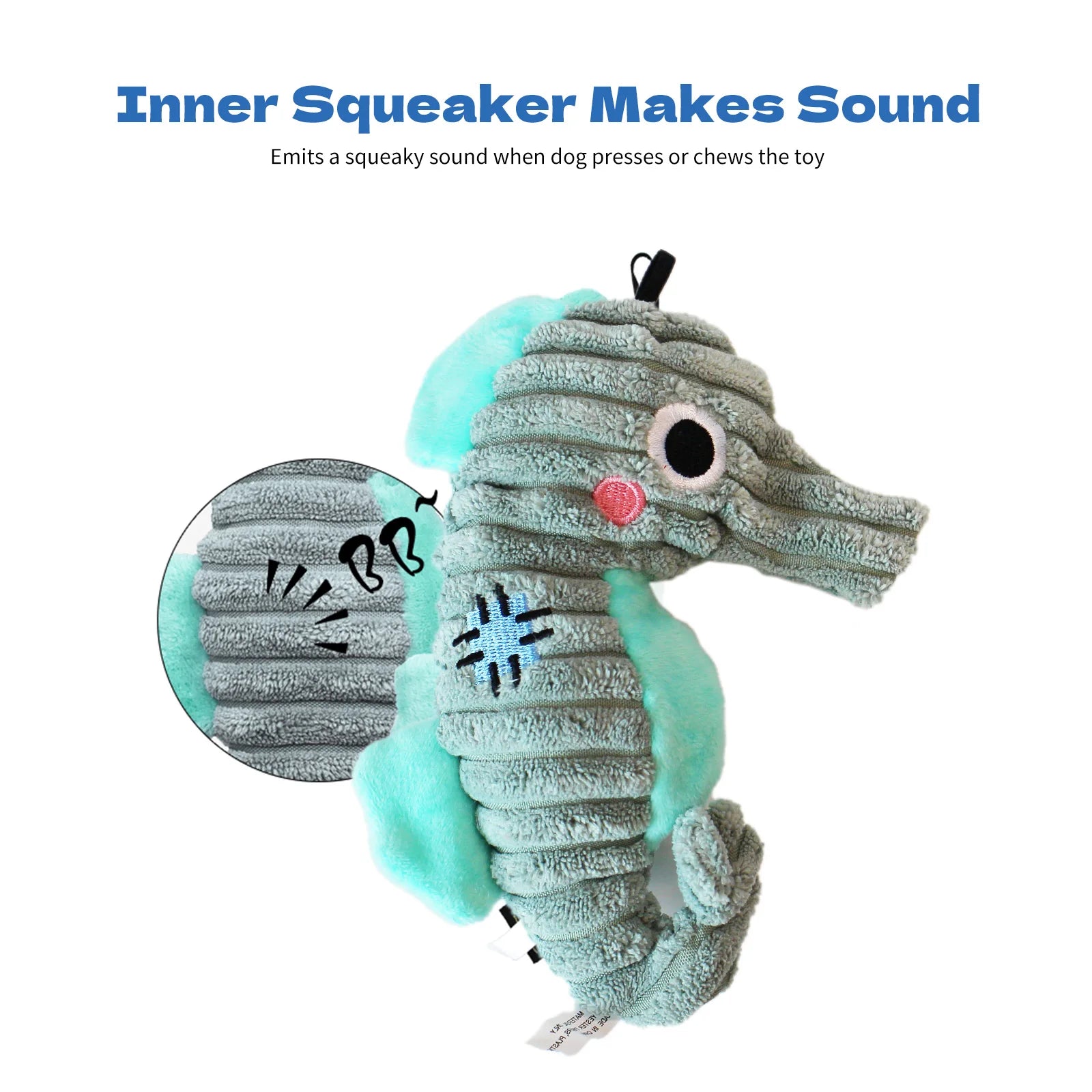 Ocean Plush Dog Toys – Soft Squeaky Toys for Puppies & Small Dogs 🐟🐾