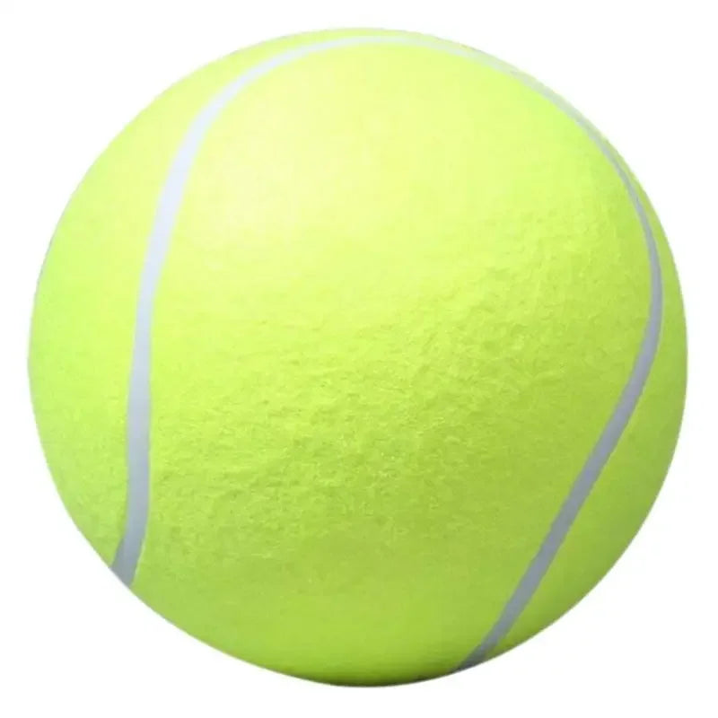 Jumbo Dog Tennis Ball – 7/8/9.5" Plush Chew Toy for Large Dogs & Training