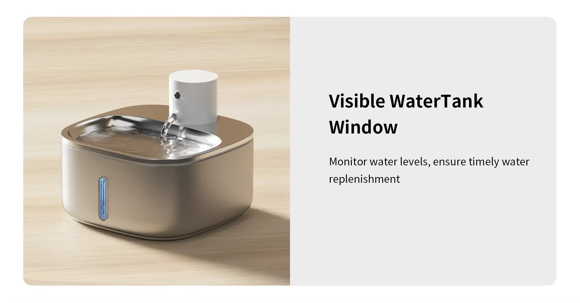 🐾 3.2L Wireless Stainless Steel Cat Water Fountain – Rechargeable with Infrared Sensor & 3 Modes