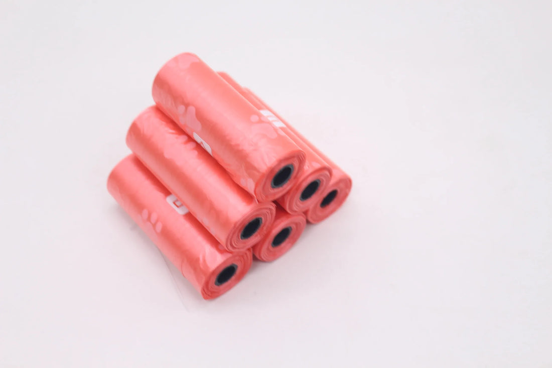 Biodegradable Dog Poop Bags – 1/3/5/10/15 Rolls with Easy Tear Breakpoint, Outdoor Pet Waste Cleanup Bags