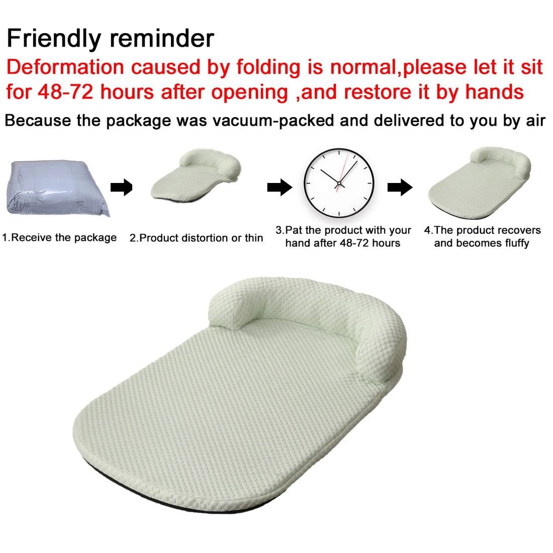 Cooling Ice Silk Dog Bed with Pillow – Breathable Summer Pet Cushion for Small to Large