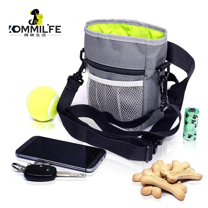 Portable Dog Training Waist Bag – Outdoor Pet Treat Pouch with Storage Pocket for Snacks, Bait & Rewards