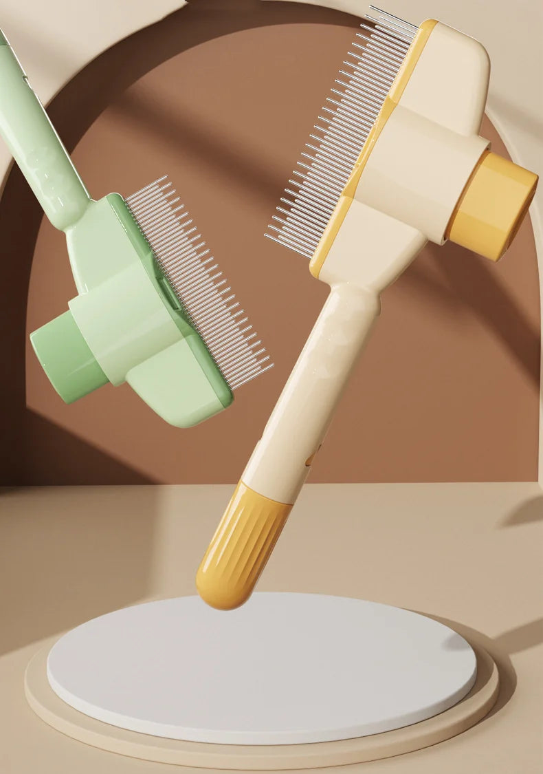 Self-Cleaning Dog & Cat Brush 🐾 Pet Hair Remover Comb