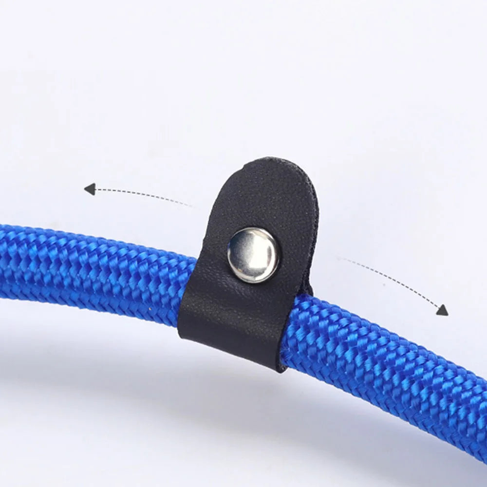 Slip Lead Dog Leash for Small Dogs – Anti-Choking P-Shaped Rope Leash for Puppy Training & Walking
