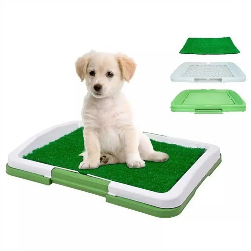 Portable Dog Grass Pee Pad – Reusable Pet Potty Training Mat for Indoor/Outdoor Use