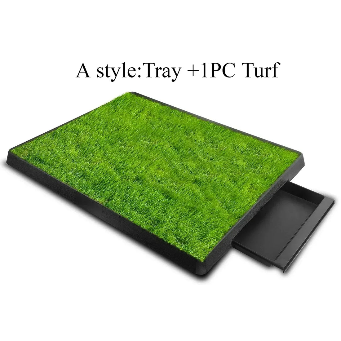 Portable 3-Layer Dog Potty Training Toilet with Synthetic Grass – Anti-Splash Puppy Urine Tray